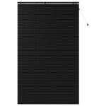 vidaXL Žalúzia Čierna 160 x 250 cm 35 mm Masívne Paulownia drevo – Obrázok 2