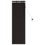 vidaXL Žalúzia Tmavohnedá 45 x 130 cm 35 mm Masívne Paulownia drevo – Obrázok 2