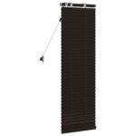 vidaXL Žalúzia Tmavohnedá 50 x 130 cm 35 mm Masívne Paulownia drevo – Obrázok 4