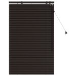 vidaXL Žalúzia Tmavohnedá 75 x 130 cm 35 mm Masívne Paulownia drevo – Obrázok 2