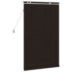 vidaXL Žalúzia Tmavohnedá 90 x 130 cm 35 mm Masívne Paulownia drevo – Obrázok 4