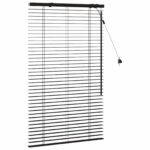 vidaXL Žalúzia Tmavohnedá 95 x 130 cm 35 mm Masívne Paulownia drevo – Obrázok 3