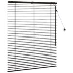 vidaXL Žalúzia Tmavohnedá 120 x 130 cm 35 mm Masívne Paulownia drevo – Obrázok 3