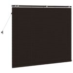 vidaXL Žalúzia Tmavohnedá 155 x 130 cm 35 mm Masívne Paulownia drevo – Obrázok 4