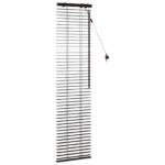vidaXL Žalúzia Tmavohnedá 45 x 160 cm 35 mm Masívne Paulownia drevo – Obrázok 3