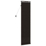 vidaXL Žalúzia Tmavohnedá 45 x 160 cm 35 mm Masívne Paulownia drevo – Obrázok 4