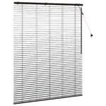 vidaXL Žalúzia Tmavohnedá 130 x 160 cm 35 mm Masívne Paulownia drevo – Obrázok 3