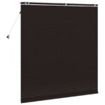 vidaXL Žalúzia Tmavohnedá 160 x 160 cm 35 mm Masívne Paulownia drevo – Obrázok 4