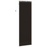 vidaXL Žalúzia Tmavohnedá 95 x 250 cm 35 mm Masívne Paulownia drevo – Obrázok 4