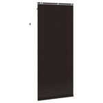 vidaXL Žalúzia Tmavohnedá 115 x 250 cm 35 mm Masívne Paulownia drevo – Obrázok 4