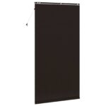 vidaXL Žalúzia Tmavohnedá 130 x 250 cm 35 mm Masívne Paulownia drevo – Obrázok 4