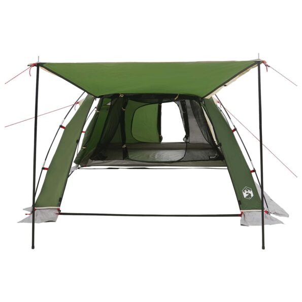 vidaXL Tunelový stan Zelená 361 x 235 x 147 cm – Obrázok 4
