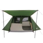 vidaXL Tunelový stan Zelená 475 x 220 x 192 cm – Obrázok 4