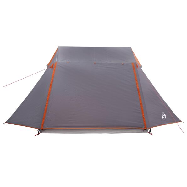 vidaXL Tunelový stan Šedá a oranžová 475 x 220 x 192 cm – Obrázok 5