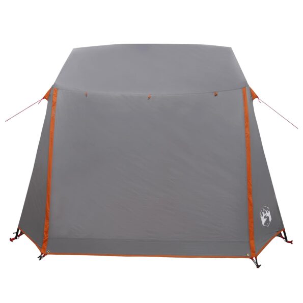 vidaXL Tunelový stan Šedá a oranžová 275 x 240 x 200 cm – Obrázok 5