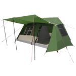 vidaXL Tunelový stan Zelená 400 x 278 x 182 cm – Obrázok 2