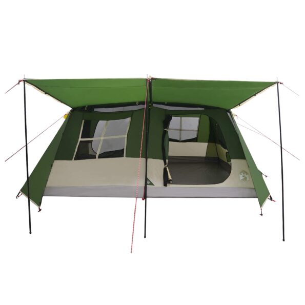 vidaXL Tunelový stan Zelená 400 x 278 x 182 cm – Obrázok 4