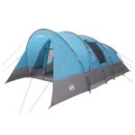 vidaXL Tunelový stan Modrá 560 x 395 x 212 cm – Obrázok 2