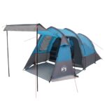 vidaXL Tunelový stan Modrá 390 x 215 x 152 cm – Obrázok 2