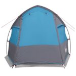 vidaXL Tunelový stan Modrá 390 x 215 x 152 cm – Obrázok 5