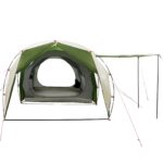 vidaXL Tunelový stan Zelená 382 x 262 x 214 cm – Obrázok 5
