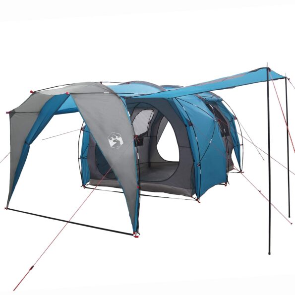 vidaXL Tunelový stan Modrá 382 x 262 x 214 cm – Obrázok 2