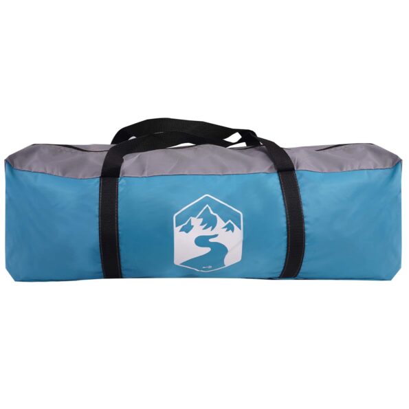 vidaXL Tunelový stan Modrá 382 x 262 x 214 cm – Obrázok 8