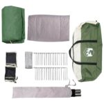 vidaXL Rodinný stan Zelená 610 x 610 x 210 cm – Obrázok 9