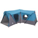 vidaXL Rodinný stan Modrá 610 x 610 x 210 cm – Obrázok 2