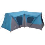 vidaXL Rodinný stan Modrá 610 x 610 x 210 cm – Obrázok 4