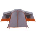 vidaXL Rodinný stan Šedá a oranžová 610 x 610 x 210 cm – Obrázok 6