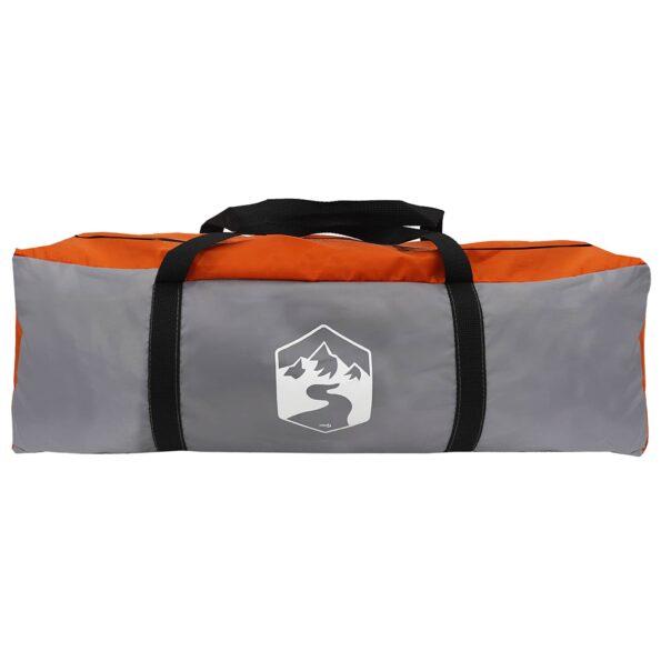 vidaXL Rodinný stan Šedá a oranžová 610 x 610 x 210 cm – Obrázok 8