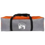 vidaXL Tunelový stan Šedá a oranžová 505 x 330 x 204 cm – Obrázok 7