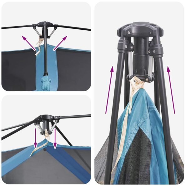 vidaXL Okamžitý stan Modrá 340 x 280 x 190 cm – Obrázok 13