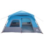 vidaXL Okamžitý stan Modrá 340 x 280 x 190 cm – Obrázok 4