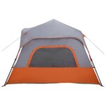 vidaXL Okamžitý stan Šedá a oranžová 340 x 280 x 190 cm – Obrázok 6