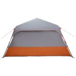 vidaXL Okamžitý stan Šedá a oranžová 340 x 280 x 190 cm – Obrázok 7