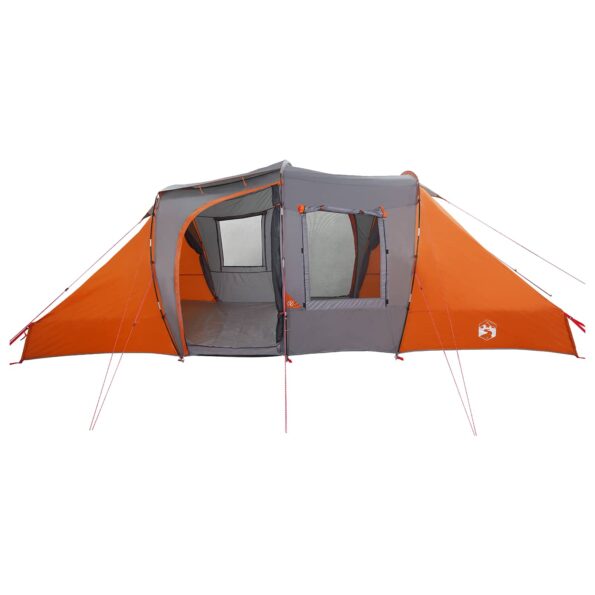 vidaXL Okamžitý stan Šedá a oranžová 524 x 232 x 192 cm – Obrázok 4