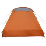 vidaXL Okamžitý stan Šedá a oranžová 524 x 232 x 192 cm – Obrázok 6
