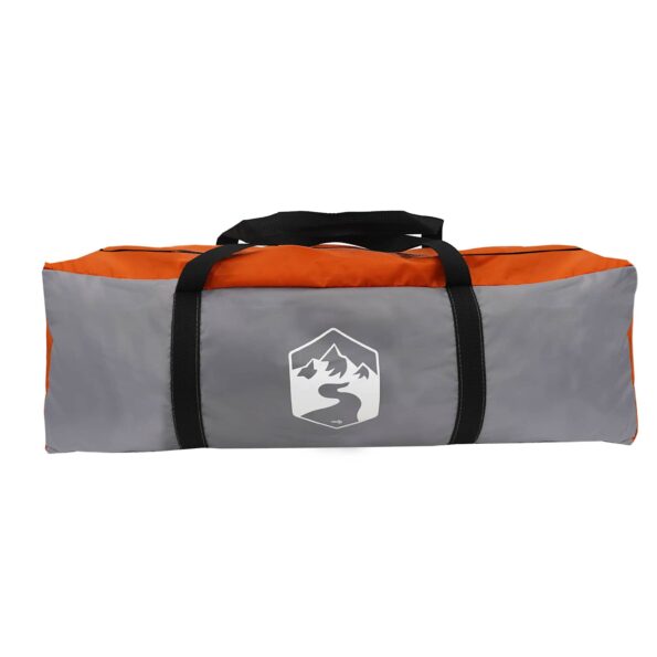 vidaXL Okamžitý stan Šedá a oranžová 524 x 232 x 192 cm – Obrázok 7