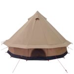 vidaXL Rodinný stan Hnedá Pre 6 osôb Polybavlna – Obrázok 6