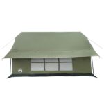 vidaXL Stan chata Armádna zelená 340 x 246 x 210 cm Polybavlna – Obrázok 5