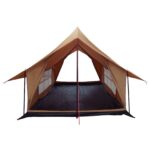 vidaXL Stan chata Hnedá 340 x 246 x 210 cm Polybavlna – Obrázok 4