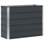 vidaXL Hrantík Antracit 100 x 40 x 75 cm Oceľ – Obrázok 2