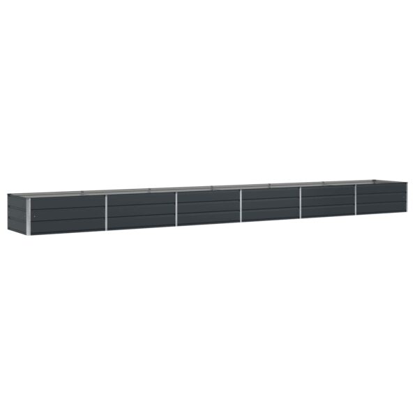 vidaXL Hrantík Antracit 600 x 80 x 45 cm Oceľ – Obrázok 2