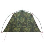 vidaXL Tunelový stan Maskáčová Pre 4 osoby 185T Polyester s PU náterom – Obrázok 7
