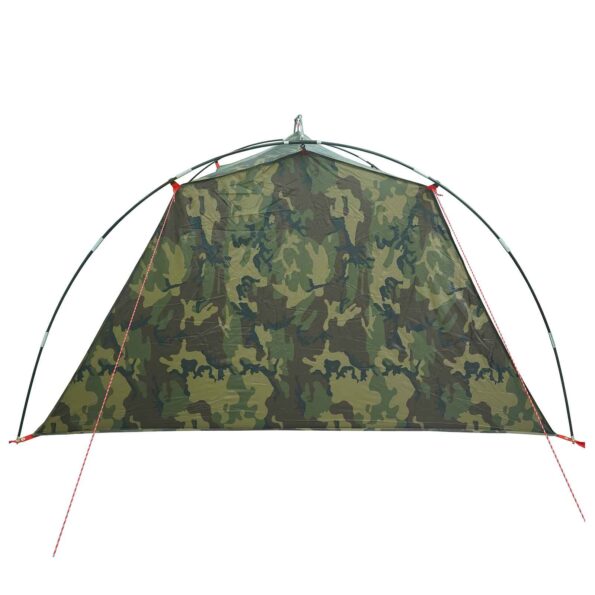 vidaXL Tunelový stan Maskáčová Pre 4 osoby 185T Polyester s PU náterom – Obrázok 7