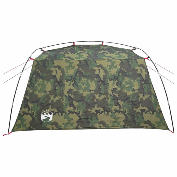 vidaXL Tunelový stan Maskáčová Pre 2 osoby 185T Polyester s PU náterom – Obrázok 6