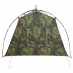 vidaXL Tunelový stan Maskáčová Pre 2 osoby 185T Polyester s PU náterom – Obrázok 7