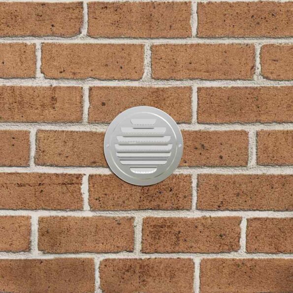 vidaXL Kryty vzduchových ventilátorov 4 pcs Strieborná 125 mm – Obrázok 3